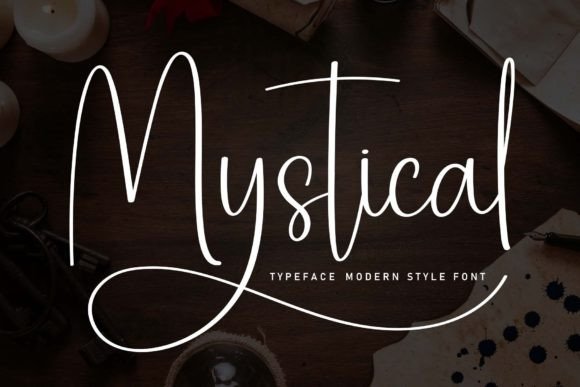 Exploring Mystical: A Dazzling Script Font for Creative Projects