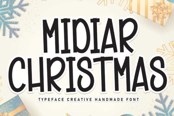 Midiar Christmas: A Handwritten Font for Timeless Design