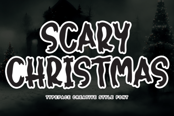 Scary Christmas: A Whimsical Display Font for Magical Designs