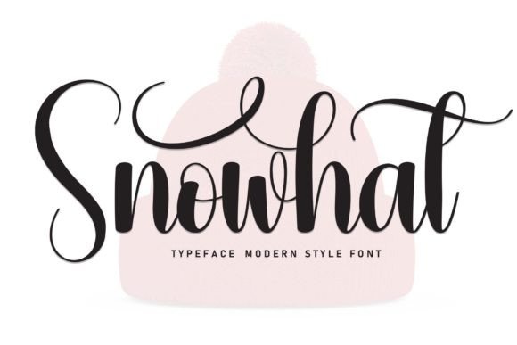 Snowhat: A Handwritten Typeface for Elegant Modern Design