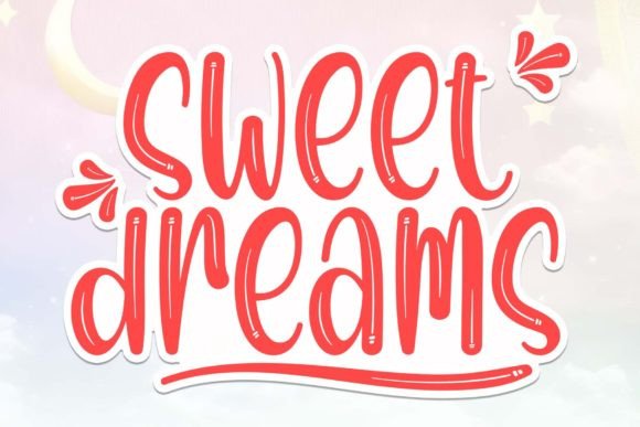 The Sweet Dream Font: A Timeless Handwritten Typeface