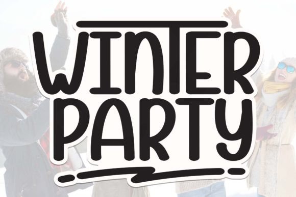 The Warm, Handwritten Charm of the Winter Party Font